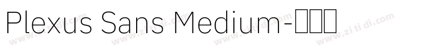 Plexus Sans Medium字体转换
